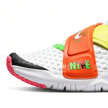 Nike 耐克儿童轻便休闲运动鞋 - 白橙黃 - 查看 3
