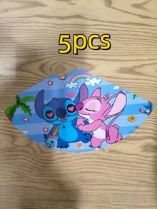 5/12pcs Stitch Cartoon Birthday Hats, Stitch Party Supplies, Suitable For Graduation Season, Wedding Season, Party Supplies And Stitch Themed Parties - Random Color - View 9