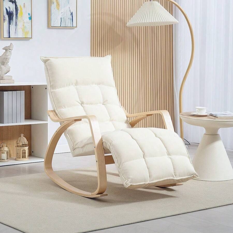 Living Room Chairs - White - View 1