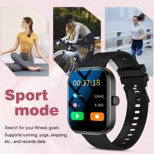 Smartwatch With Functions Including Call Answering, Message Alerts, Music Control, Remote Camera, Step Counter, Calorie Tracker, Multiple Sports Modes, Alarm, Incoming Call And Message Notifications, Compatible With Android And IOS Systems. - Multicolor - View 5
