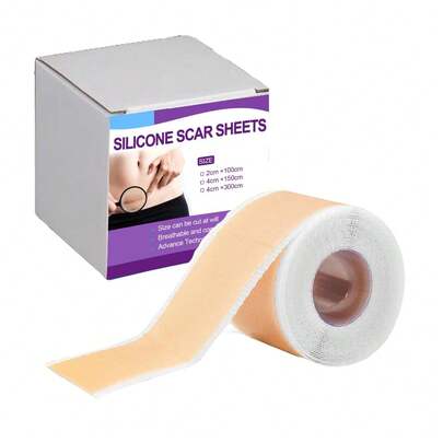 Silicone Scar Sheets, Silicone Scar Tape, Reusable Professional Scar Silicone Strips, Soft Silicone Scar Sheets