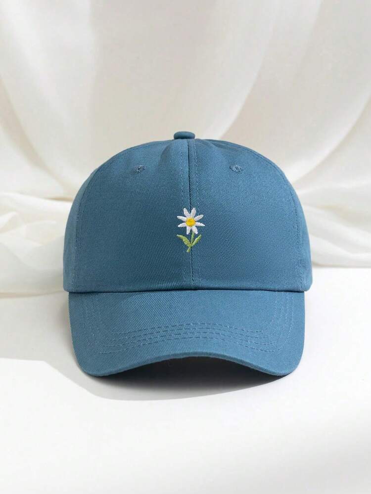 1顶绣花雏菊棒球帽，透气可调节户外高尔夫遮阳帽，夏季时尚弯檐遮阳帽，男士Y2K情侣遮阳帽，适合海滩、假日、节日、旅行 - 棒球帽 - 查看 16