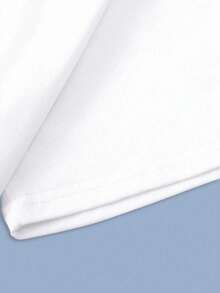 Men's Casual Versatile Simple Japanese Crane Print Short Sleeve T-Shirt - White - View 6