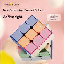 2026 New Arrival Colorful Morandi Cube 2x2 3x3 4x4 5x5 Puzzle Brain Teaser, Perfect Gift For Birthday, Holiday, Valentine's Day, Easter, Hand Exercise, Party Favor, Interesting Creative Gift For Teens - Multicolor - View 4