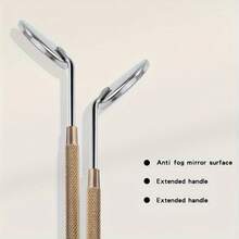 Eyelash Beauty Mirror, Dental Inspection Mirror, Detailed Dental Mirror, Eyelash Extension Eyebrow Tool - 銀色 1件 - 查看 10