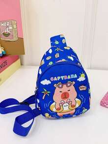 Esta es una bolsa de pecho súper linda para niños, con un diseño de moda y versátil, adecuada para uso diario. - Multicolor - Ver 19