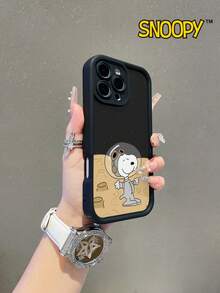 A Cartoon Snoopy Pattern, A High-Bamboo Anti-Drop Phone Case Made Of Tpu Material, Can Be Given As A Holiday Gift. It Is Suitable For IPhone Xs/ XS Max /Xr/11, 12, 13, 14, 15, 16pro/Promax/14, 15, 16plus/17, And Is Suitable For Both Men And Women - 彩色 - 查看 1