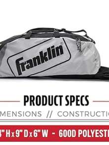 Franklin Sports Junior Bolsa para Equipo - Gris Claro - Ver 5