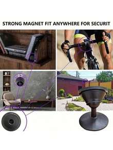 1/2/3/4个A9迷你无线遥控监控摄像头，1080P高清夜视，智能移动侦测追踪，USB供电可充电电池，家庭安防监控 - 彩色 - 查看 6