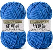 Lawkeman 2 peças/100g Fio de Veludo Premium, Fio de Crochê Macio de Poliéster, Fio Chenille Médio Grosso, 50g/Peça, Ideal para Projetos de Crochê Vibrantes, Perfeito para Artesanato de Decoração Doméstica DIY como Tricô, Crochê, Bolsas Feitas à Mão, Cestas, Mantas, Tapetes, Sapatos, Chinelos, Almofadas e Bonecas, Fio Multicolorido, Fio de Poliéster, Acessórios de Tecelagem - Multicolorido - Visão 11