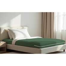 Double Gel Knit Mattress Cover With Zipper - 綠色 - 查看 15