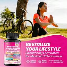 Zoyava Hormone & Cycle Support – Women's All-In-One Supplement With Myo-Inositol, D-Chiro Inositol & 13+ Active Ingredients – 90 Vegan Capsules – Made In USA - 3 Bottles - View 6