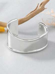 Women's Bracelet, Modern, Minimalist, Unique, Luxurious, Perfect For Completing Looks, Accessories, Minimalist, Casual, Elegant, Valentine's Day, Gift, Wife, Stylish - 銀色 - 查看 1