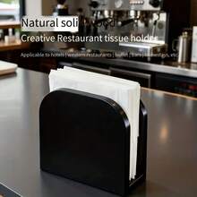 1pc Upright Paper Towel Holder - Commercial Grade High-End For Restaurant, Cafe, Hotel Bar, Napkin Dispenser - Raised - Multicolor - View 4