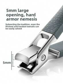 New Thickened Protective Anti-Splash Steel Large Nail Clipper, Household Nail Cutter - Multicolor - View 8