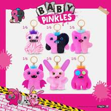 Spin Master 1 mặt dây chuyền hình quái vật màu hồng thuộc dòng Fugglers, đồ chơi quái vật dễ thương ngộ nghĩnh, phụ kiện túi xách thú vị, quà tặng bất ngờ cho ngày lễ, sinh nhật, phù hợp cho thanh thiếu niên và người lớn. - Nhiều màu - Xem 5