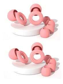 Reusable Silicone Ear Plugs, Suitable For Sleeping And Swimming, Super Comfortable Noise Reduction, Includes 2 Pairs Of Replacement Ear Tips, Suitable For Sleeping, Deep Focus, Travel, Noise-Sensitive People, Hearing Protection, Travel Accessories, Essential For Summer Travel - Multicolor - View 16