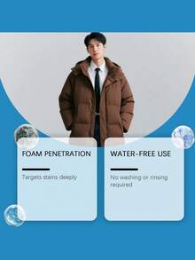 Dry Clean Foam Brush For Down Jackets, Spot Clean And Care For Down Jacket Stains And Dirt Without Water - Liquid - View 8