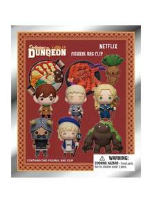 Netflix 1 chiếc móc khóa xốp 3D hình nhân vật anime Delicious In Dungeon được cấp phép chính thức, hộp bí ẩn, ngẫu nhiên một nhân vật Laios Marcille Chilchuck Senshi Falin Mandrake Boiled Mimic, mô hình sưu tầm, phụ kiện trang trí balo, kẹp túi xách, đồ trang trí bàn làm việc, quà tặng. - Nhiều màu - Xem 2