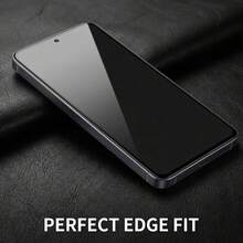 3片装黑色边框隐私钢化玻璃屏幕保护膜，兼容三星Galaxy S26/Ultra/Plus，全屏防震，支持指纹解锁 - 黑色 - 查看 5