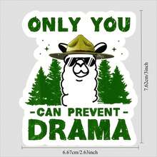 3Inch "Only You Can Prevent Drama" Vinyl Sticker. Encouragement Text Humor Rainbow Fun And Inspirational Sticker. For Employees, Managers, And Colleagues | Perfect Cubicle Decor, Gag Gift For Work, Or Motivational Reminder | Waterproof And Durable Vinyl ,It Can Be Used On Laptops, Water Bottles, Mobile Phones, Suitcases, Car Windows, Etc.You Can Also Stick Them Where You Want! - 1pc - View 3