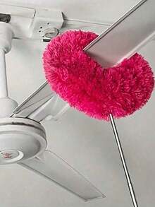 Reusable Microfiber Duster Broom, Easy To Use Dust Collecting Cleaning Cloth, Extendable Duster Brush, Removable & Washable Multi-Purpose Dusting Towel, Cleaning Tools For High Ceiling Fans, Furniture, Cars, Bathrooms And Household Items - One Size - View 5