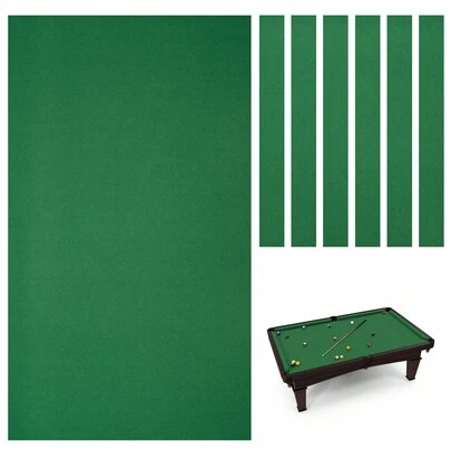 Billiard Cloth Pool Table Felt With Pre-Cut Rail Strips Green Tablecloth For Home Clubs Bars Indoor Sports Game