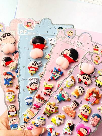 Cute Squishable Stickers Stress Relief Toys - Set Of 3D Bubble Shape Foam Stickers, Suitable For Decorating Phones, Laptops, Luggage, Water Bottles, Skateboards, Notebooks And Guitars, Perfect For Daily Use