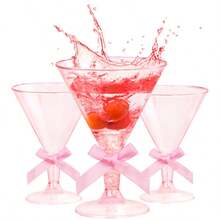 3/1 Pc Martini Glass, Unbreakable Plastic Champagne Flute, Shatterproof Champagne Cup, Suitable For Wedding, Birthday Party, Gathering - Multiple Colors/random Styles - View 18