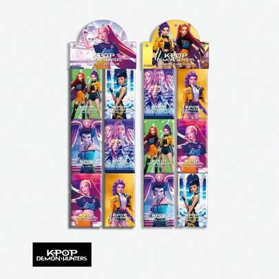 一套《魔女猎人》收藏卡，KPOP 小卡，动漫游戏主题交换卡，盲盒，随机设计