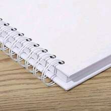 7"X7", 8"X8", 10"X10" DIY Handmade Photo Album, 40 Pages/20 Sheets Hardcover Kraft Paper Photo Album, Wedding Memory Book, Family Photo Album - White - View 3