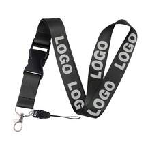Lanière personnalisée avec logo, photo ou texte, avec clip pour badge et boucle de sécurité. Personnalisable avec le logo, la photo ou le nom de votre entreprise. Idéale pour le bureau, les événements professionnels, les activités d'entreprise, le team building, les salons, les conférences, le personnel scolaire et un usage quotidien. Disponible en plusieurs couleurs. Porte-badge/carte d'accès. - Multicolore - Voir 10