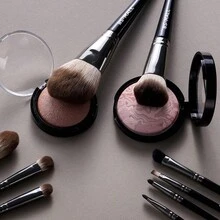 BS-MALL 21/4pcs High Quality Makeup Brush Set, Professional Makeup Artist Makeup Brush Set Including Foundation Brush, Eyeshadow Brush, Highlighter Brush, Powder Brush, Blush Brush, Eyebrow Brush - Black - View 7