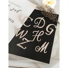 1pc Minimalist Elegant Pearl Letter Brooch, Complete Set Of 26 English Letters, Suitable For Accessorizing Sweaters, Coats, Suits In Autumn/Winter, Can Decorate Shirt Collars, Bags, Scarves, Hats, Hair Accessories, Suitable For Office, Dates, Parties And More, Compact And Versatile. - Nhiều màu - Xem 4