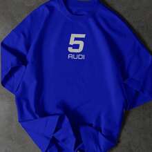 Men's T-Shirt Featuring  Gabriel Bortoleto And An Audi Driver Design. - Blue - View 2