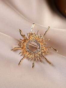 Alloy Sun God Brooch, Luxurious Exaggerated Baroque Lapel Pin For Women - Brooch - View 9