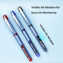 0.7毫米直写式液体墨水走珠笔，出墨流畅稳定，墨水容量大，最长可达700米，墨水视窗，可更换笔芯，适用于办公室、学校和商务用途的签名笔 - 套裝 - 查看 3