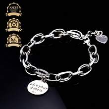 1pc Fashion 925 Sterling Silver Cubic Zirconia Crown & Heart Bracelet, Elegant & Artistic, Suitable For Daily Wear And Gift - Antique Silver - View 2
