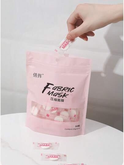 100/50/20pcs Disposable Compressed Face Mask Sheets - Thin, Fragrance-Free, Suitable For Travel & All Skin Types, Compressed Towel For Relaxation & Hydration, Essential For Travel Skincare | Simple Packaging | Soft Texture Facial Mask. Independent Packaging Professional Grade Non-Woven Compressed Cleansing Wet Wipes