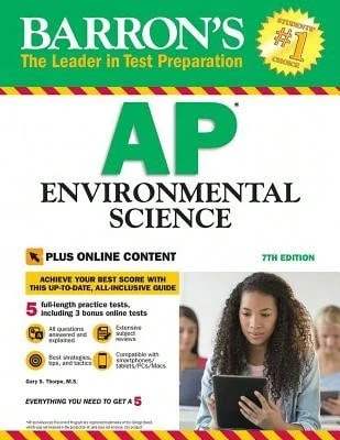 Pre-Owned Barron's AP Environmental Science With Online Tests (Paperback) By Gary S. Thorpe