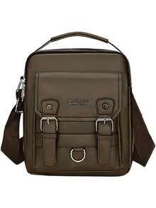 New Style Of Retro Men's Shoulder Bag, High-End And Fashionable Crossbody Bag For Middle-Aged And Elderly Men, Men's Crossbody Small Bag. - Multicolor - View 8