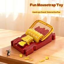 创意恶作剧捕鼠器互动游戏玩具，桌面游戏玩具，创意玩具，趣味捕食恶作剧新奇玩具 - 彩色 - 查看 2
