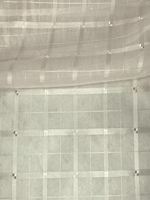 Voile Fabric Checkered Curtain | Checkered Voile - Curtains, General Decorations - 關 151 - 查看 2
