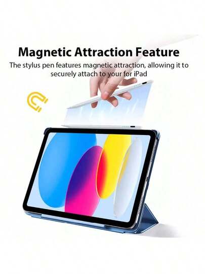 兼容 Apple Pencil 的触控笔，适用于 iPad A16、10、9、11 代、10 代、9 代、Pro 13、12.9、M4、Air 11、M3、M2、M5、M4、Mini 6、M7、A17 触控笔