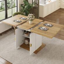 Dining Tables - White + MDF - View 5