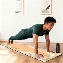 1pc 71*22inch Yoga Mat, Various Patterns Available, Non-Slip & Durable, Extra Wide & Thick, Suitable For Home Use, Fitness, Beginner Yoga Training - Multicolor - View 8