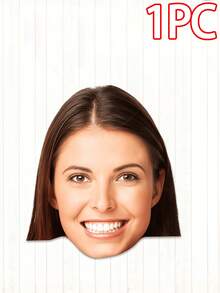 1/3/5/10个装定制照片面具，生日派对装饰，个性化扇形人脸剪纸棒，趣味面具装饰，头像纸片剪纸，定制单身派对，个性化大头纸片剪纸，定制人脸纸片剪纸派对用品，上传照片用于生日、婚礼、朋友、家庭，最佳礼物，派对装饰 - 多色(大人頭) - 查看 12