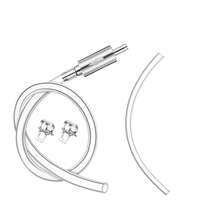 1SET Motorcycle Brake Bleeding Hose, Brake Bleeder Kit With One Way Check Valve, Universal Clutch Bleeding Hose Replacement, Vehicle Repair Accessories For Brake Bleeding & Hydraulic Clutch Systems - A - 查看 9