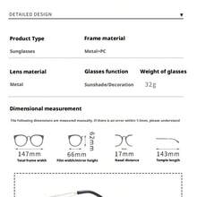 New Cat Eye  Kunst Casual Versatile Korean Style Fashion Women's  Sun Protection High-End  Women Fashion Glasses Glasess Women Lentes De Hombre Glasess Lentes De Sol Lentes Lentes De Sol Mujer Glasses Case Sunglasesss Sun Glasess Women   Sunglases Trending For Women White   Women Women  Pink  Rave Accesssories Black Shades Y2k  Y2k Glasses Red  Sunglases Trending For Women - [Chân bạc] Bộ ấm trà nhẹ khung nâu - Xem 2