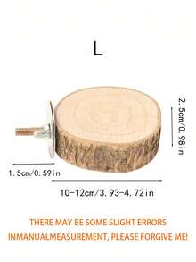 Holzpapageienstativ mit Ledermaterial, in verschiedenen Größen erhältlich, mit Schrauben zum Befestigen der Vogelruhe-Plattform, Papageienspielzeug, Vogelzubehör, Vogelkäfig-Accessoires (Farbe kann aufgrund von Chargenunterschieden im Holzmaterial variieren) - Verschiedenfarbig - Übersicht 13